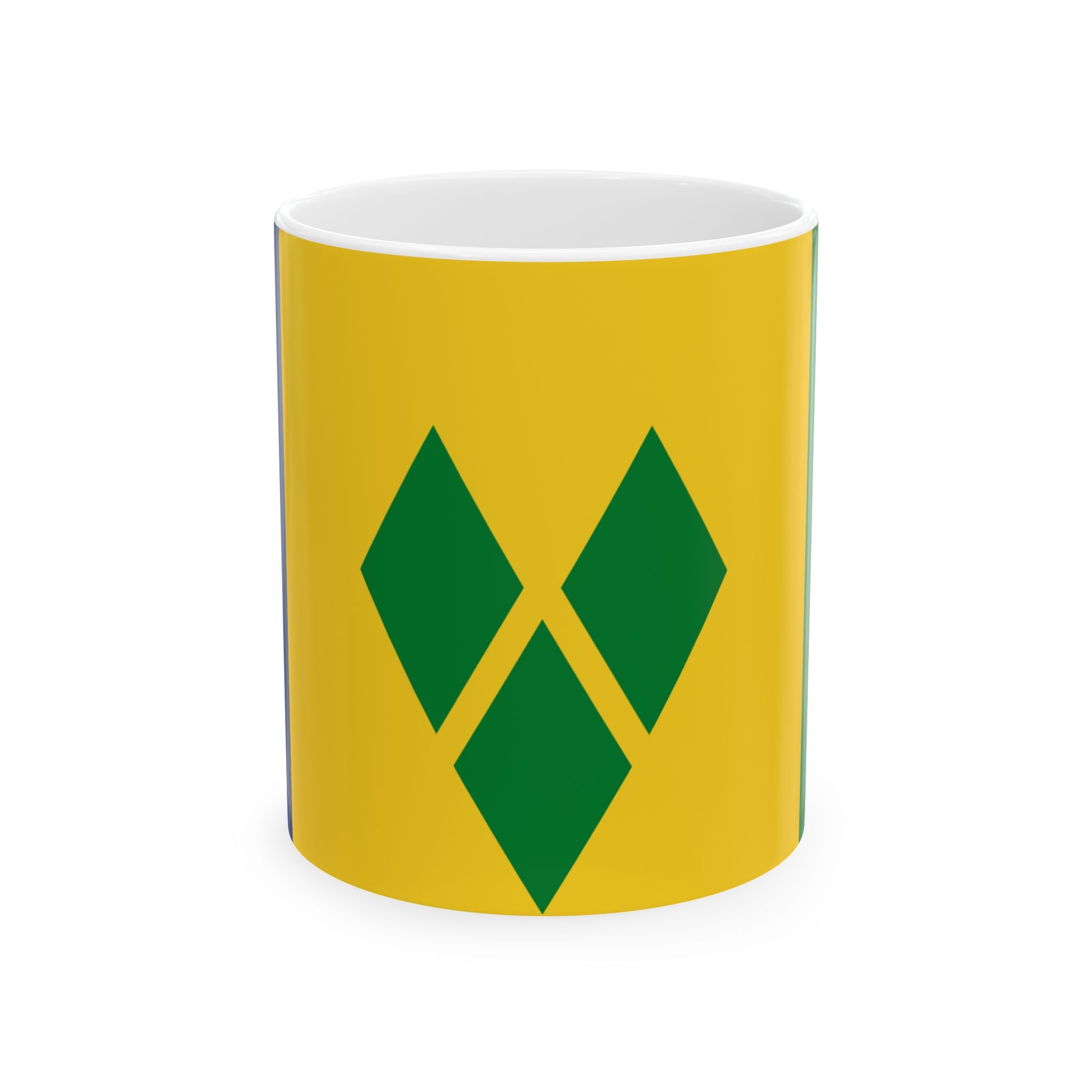 Saint Vincent and the Grenadines Flag Mug | Patriotic Coffee Cup | Gift for Expats, Saint Vincent and the Grenadines Heritage & Travelers