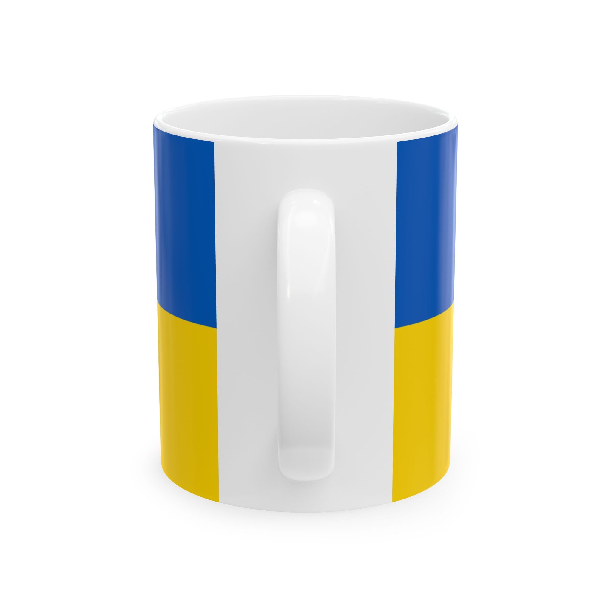Ukraine Flag Mug | Patriotic Coffee Cup | Gift for Expats, Ukraine Heritage & Travelers