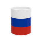 Russia Flag Mug | Patriotic Coffee Cup | Gift for Expats, Russia Heritage & Travelers