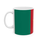 Cameroon Flag Mug | Patriotic Coffee Cup | Gift for Expats, Cameroon Heritage & Travelers