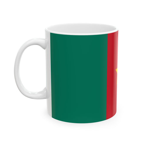 Cameroon Flag Mug | Patriotic Coffee Cup | Gift for Expats, Cameroon Heritage & Travelers