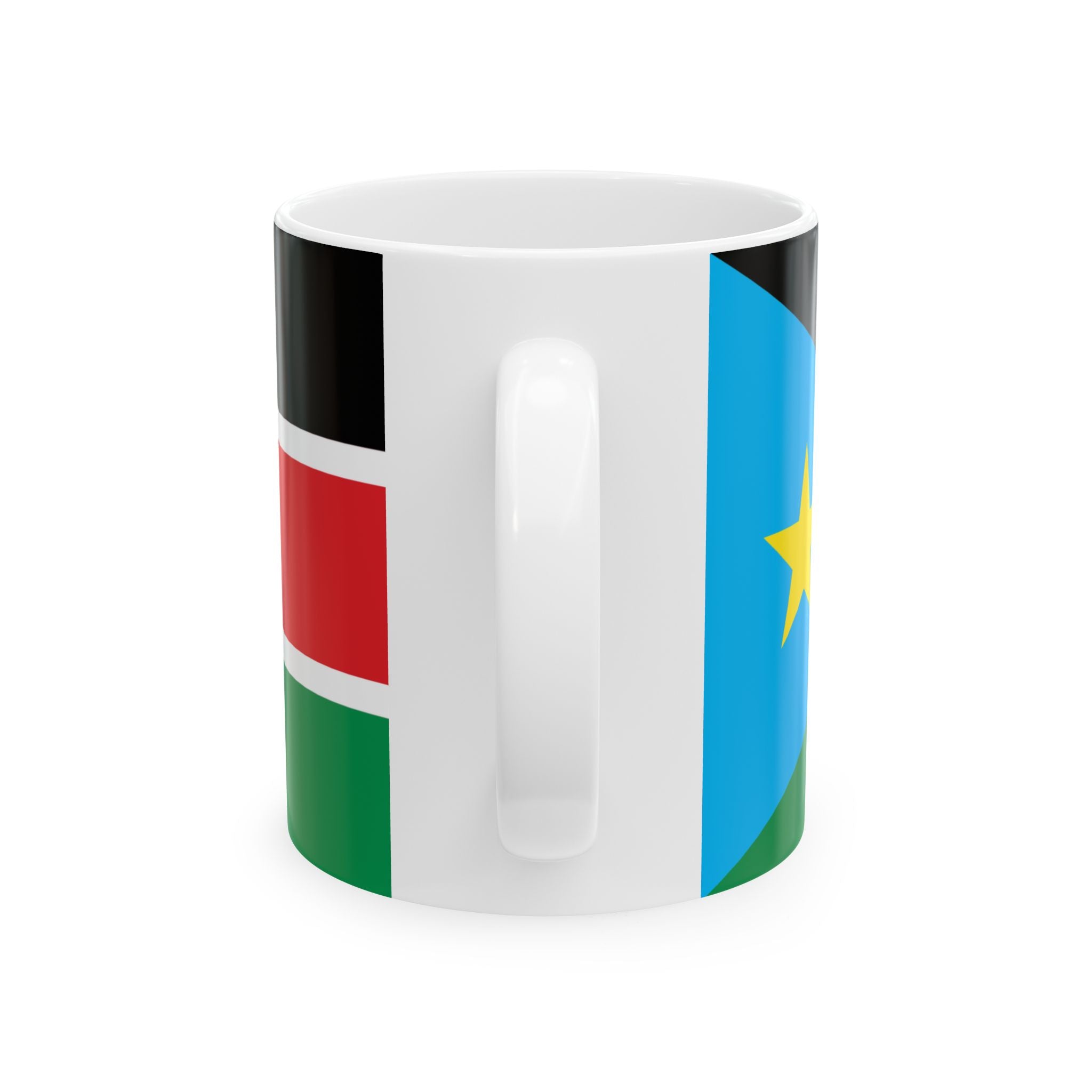 South Sudan Flag Mug | Patriotic Coffee Cup | Gift for Expats, South Sudan Heritage & Travelers