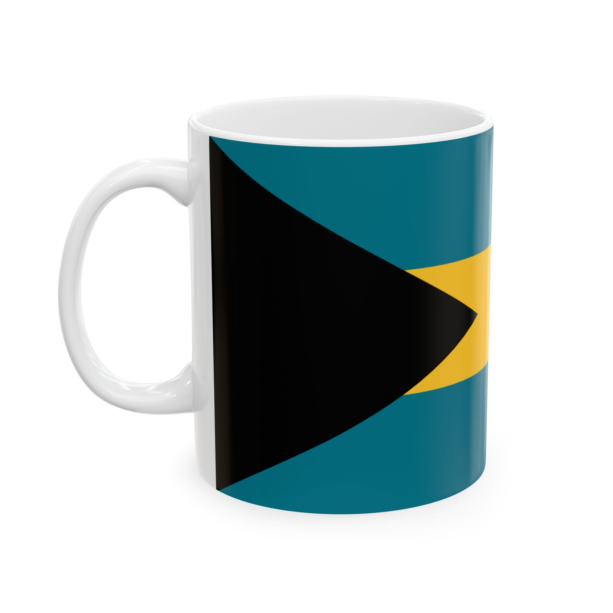 Bahamas Flag Mug | Patriotic Coffee Cup | Gift for Expats, Bahamas Heritage & Travelers