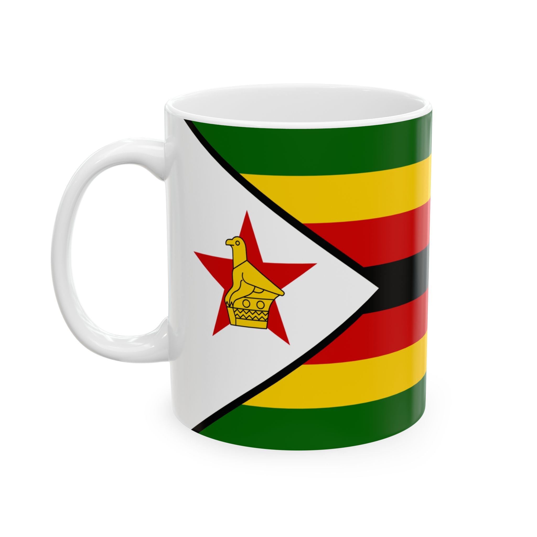 Zimbabwe Flag Mug | Patriotic Coffee Cup | Gift for Expats, Zimbabwe Heritage & Travelers