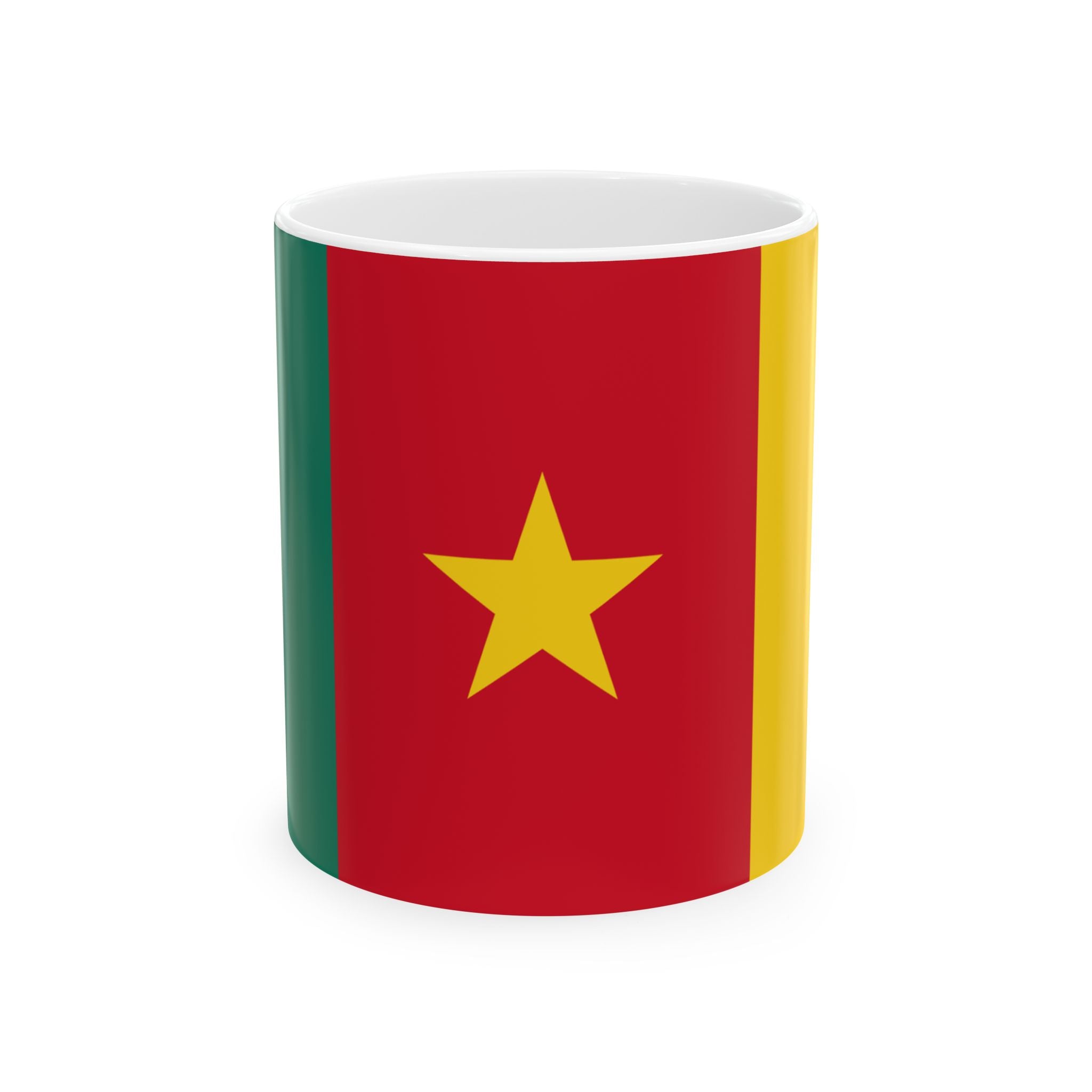 Cameroon Flag Mug | Patriotic Coffee Cup | Gift for Expats, Cameroon Heritage & Travelers