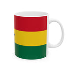 Ghana Flag Mug | Patriotic Coffee Cup | Gift for Expats, Ghana Heritage & Travelers