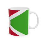 Burundi Flag Mug | Patriotic Coffee Cup | Gift for Expats, Burundi Heritage & Travelers