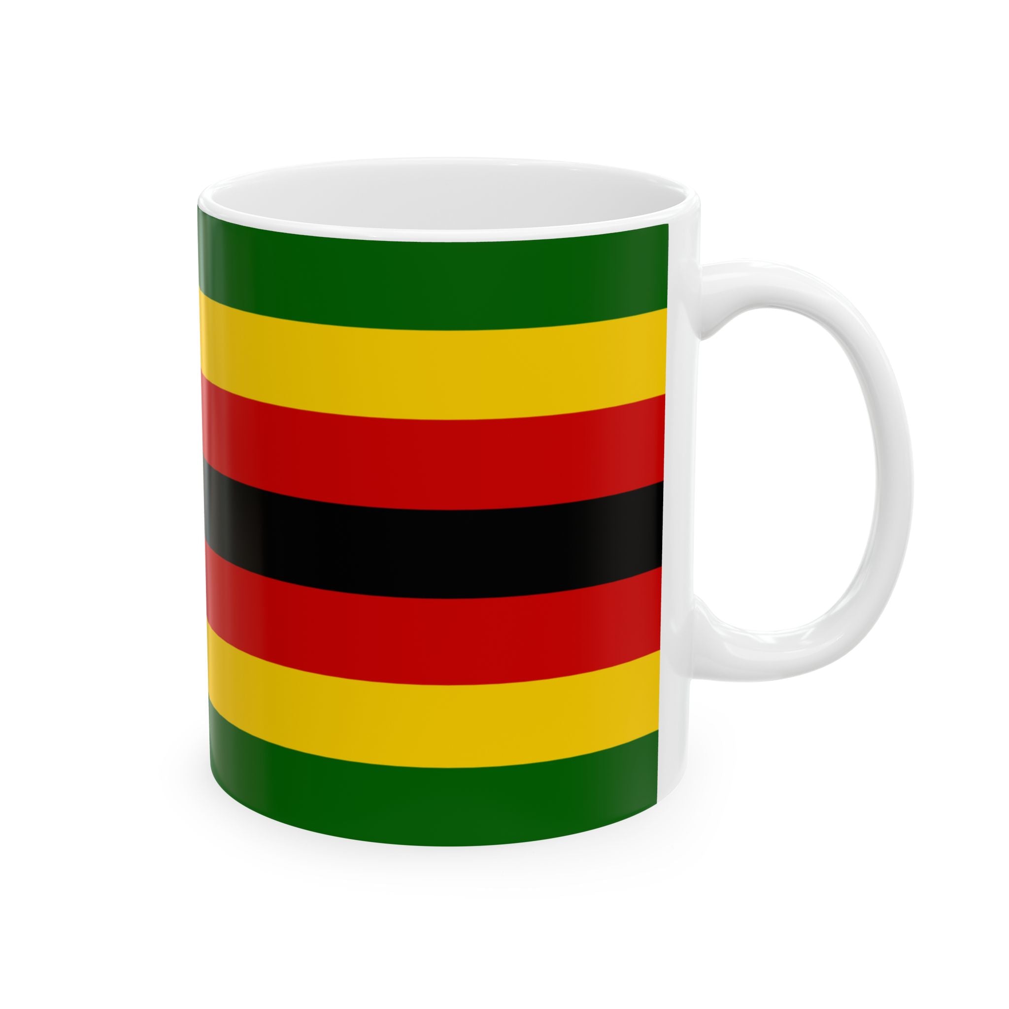 Zimbabwe Flag Mug | Patriotic Coffee Cup | Gift for Expats, Zimbabwe Heritage & Travelers