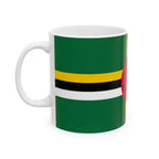 Dominica Flag Mug | Patriotic Coffee Cup | Gift for Expats, Dominica Heritage & Travelers