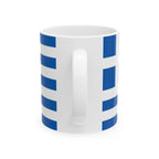 Greece Flag Mug | Patriotic Coffee Cup | Gift for Expats, Greece Heritage & Travelers