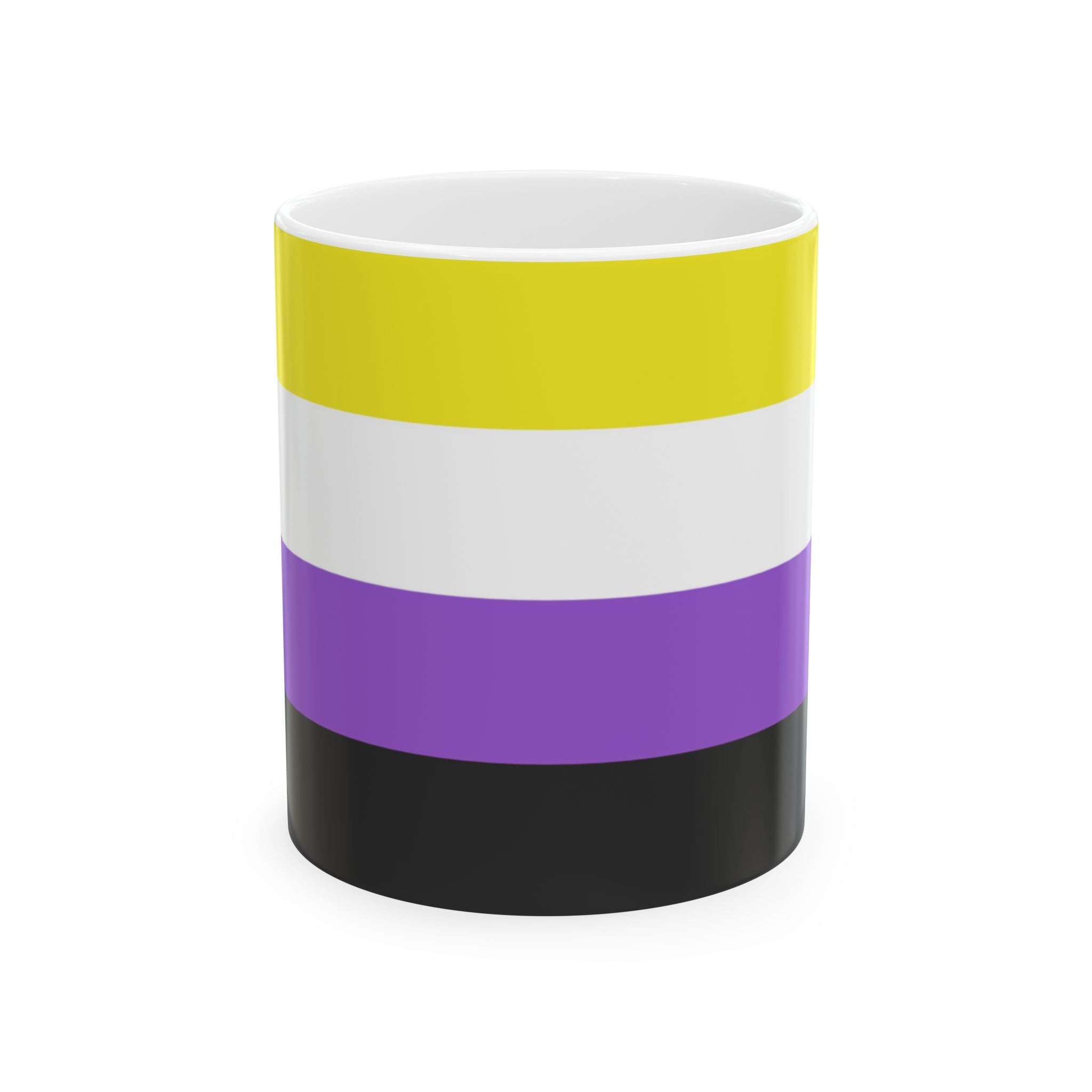 Nonbinary Pride Mug | Nonbinary Flag Coffee Cup | LGBTQ+ Pride Gift | Queer Community Mug
