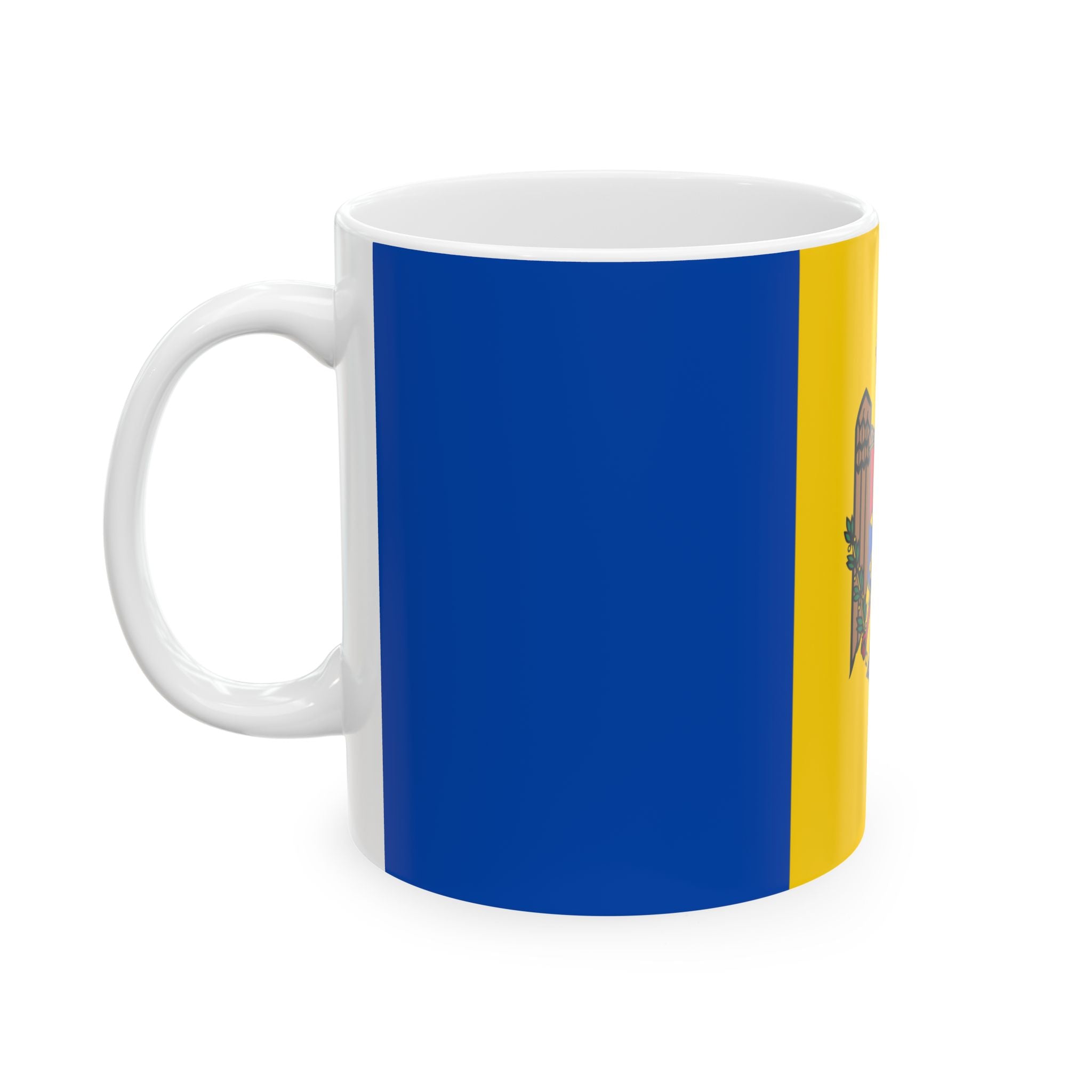 Moldova Flag Mug | Patriotic Coffee Cup | Gift for Expats, Moldova Heritage & Travelers