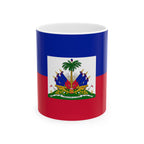 Haiti Flag Mug | Patriotic Coffee Cup | Gift for Expats, Haiti Heritage & Travelers