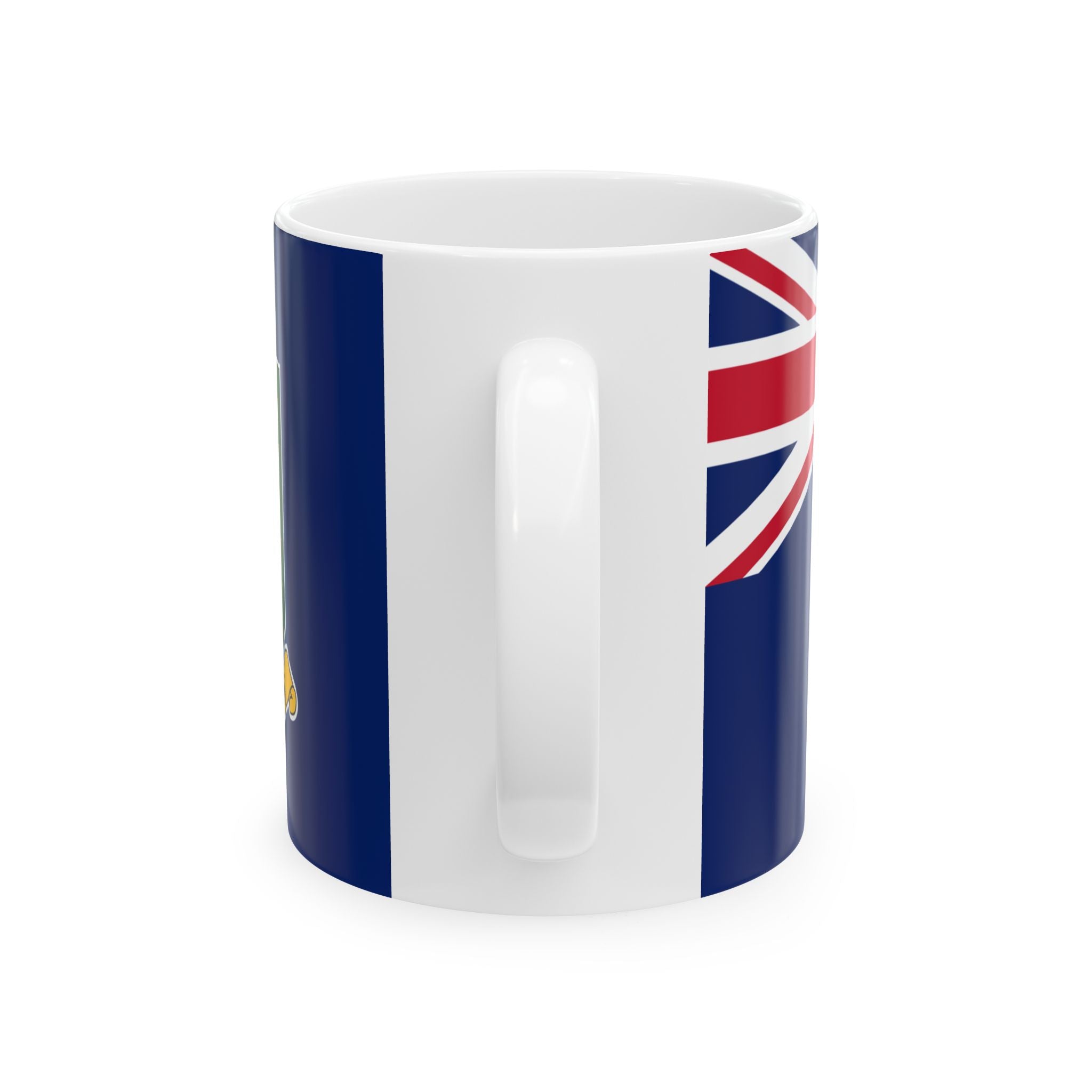 British Virgin Islands Flag Mug | Patriotic Coffee Cup | Gift for Expats, British Virgin Islands Heritage & Travelers