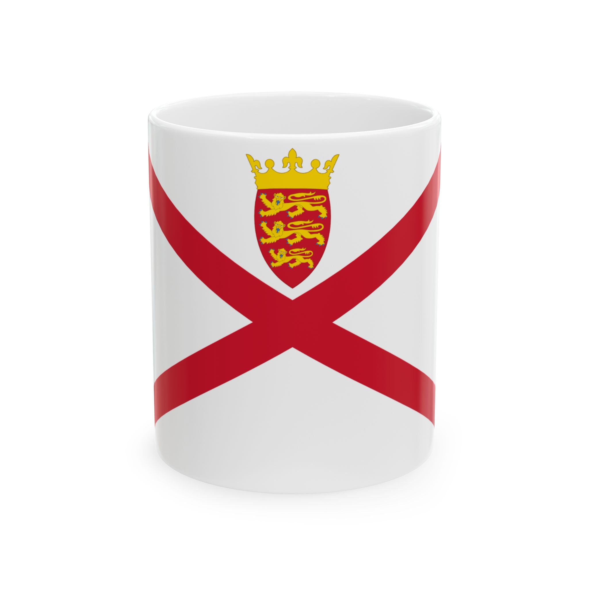 Jersey Flag Mug | Patriotic Coffee Cup | Gift for Expats, Jersey Heritage & Travelers