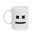 X Eyes Face Mug Emoji Mug | Cute Minimalist Coffee Mug | Funny Ceramic Mug | Aesthetic Gift | Cute Coffee Cup