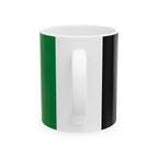 Afghanistan Flag Mug | Patriotic Coffee Cup | Gift for Expats, Afghanistan Heritage & Travelers
