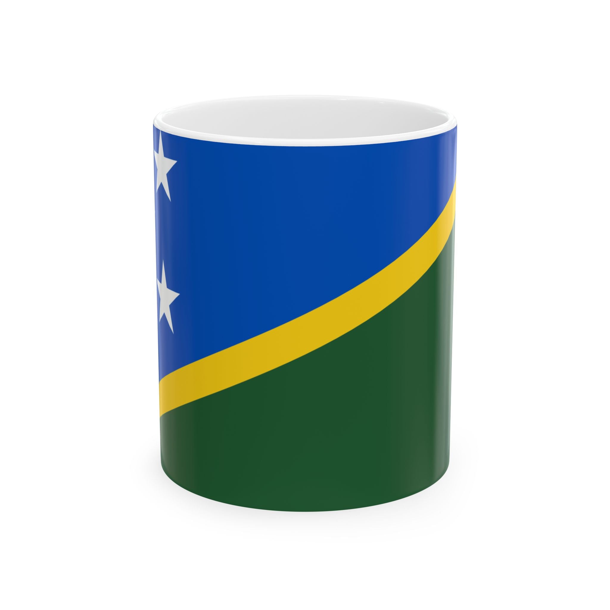 Solomon Islands Flag Mug | Patriotic Coffee Cup | Gift for Expats, Solomon Islands Heritage & Travelers
