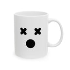 Shocked Face Mug Emoji Mug | Cute Minimalist Coffee Mug | Funny Ceramic Mug | Aesthetic Gift | Cute Coffee Cup