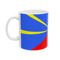 Réunion Flag Mug | Patriotic Coffee Cup | Gift for Expats, Réunion Heritage & Travelers