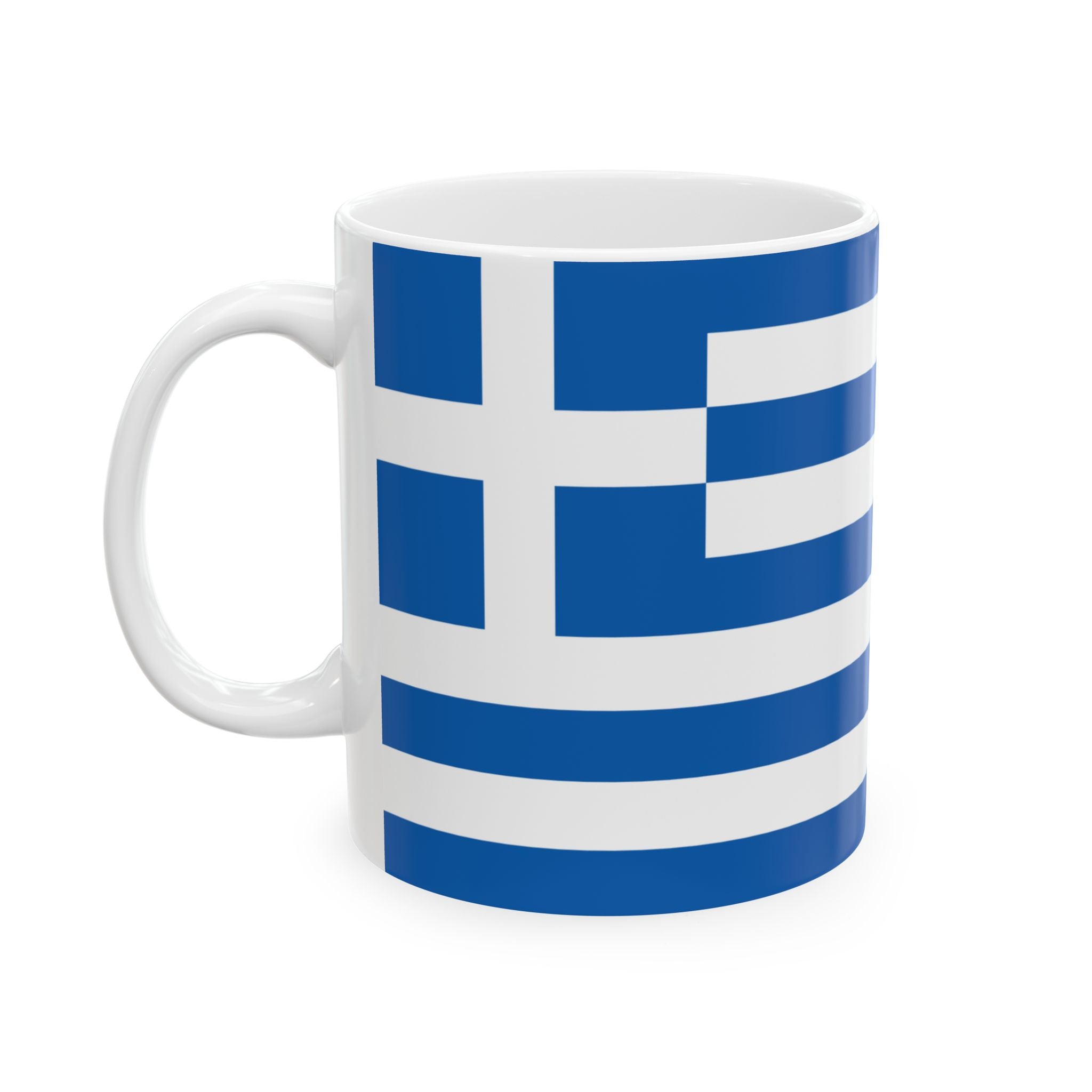 Greece Flag Mug | Patriotic Coffee Cup | Gift for Expats, Greece Heritage & Travelers