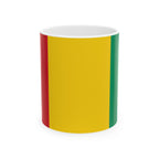 Guinea Flag Mug | Patriotic Coffee Cup | Gift for Expats, Guinea Heritage & Travelers