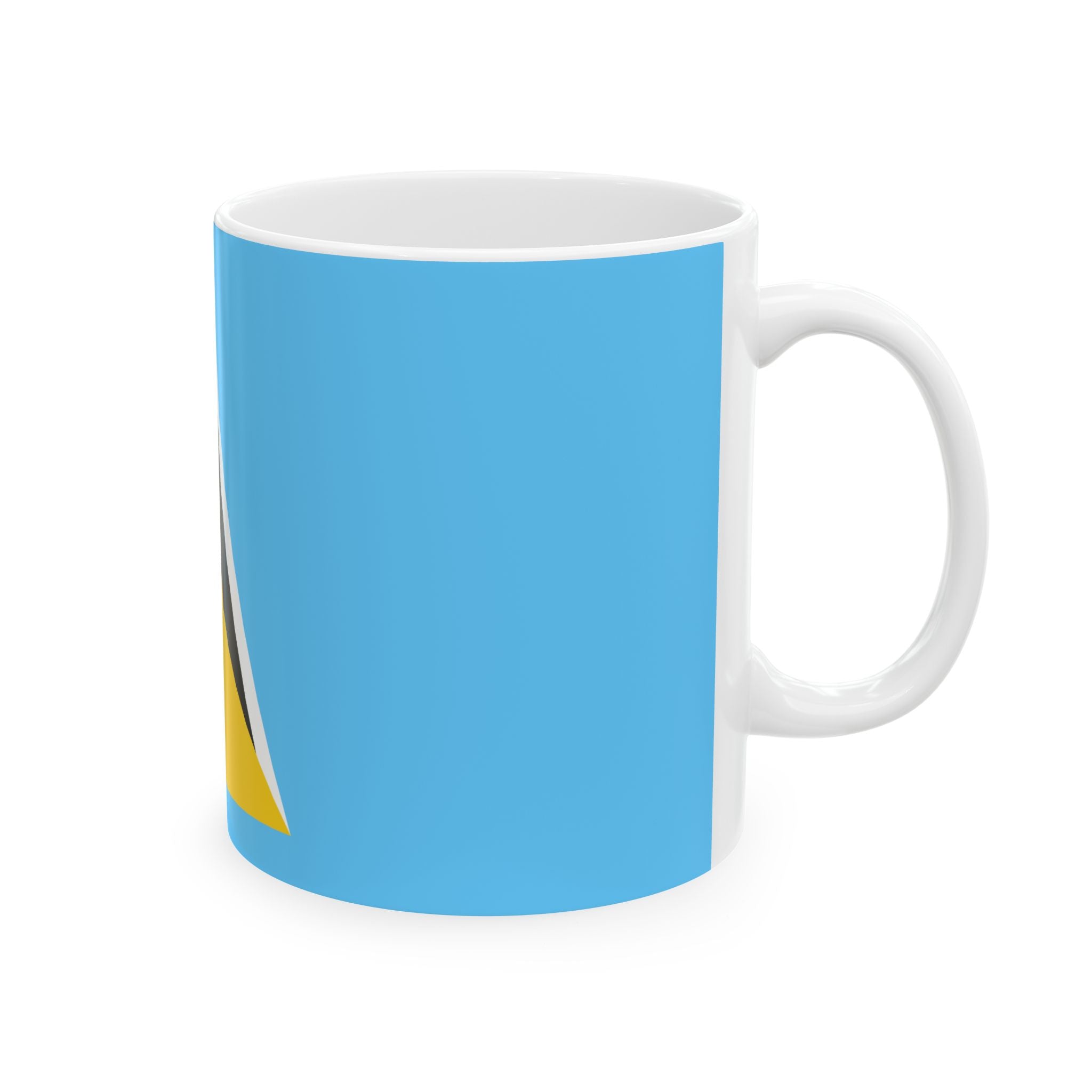 Saint Lucia Flag Mug | Patriotic Coffee Cup | Gift for Expats, Saint Lucia Heritage & Travelers