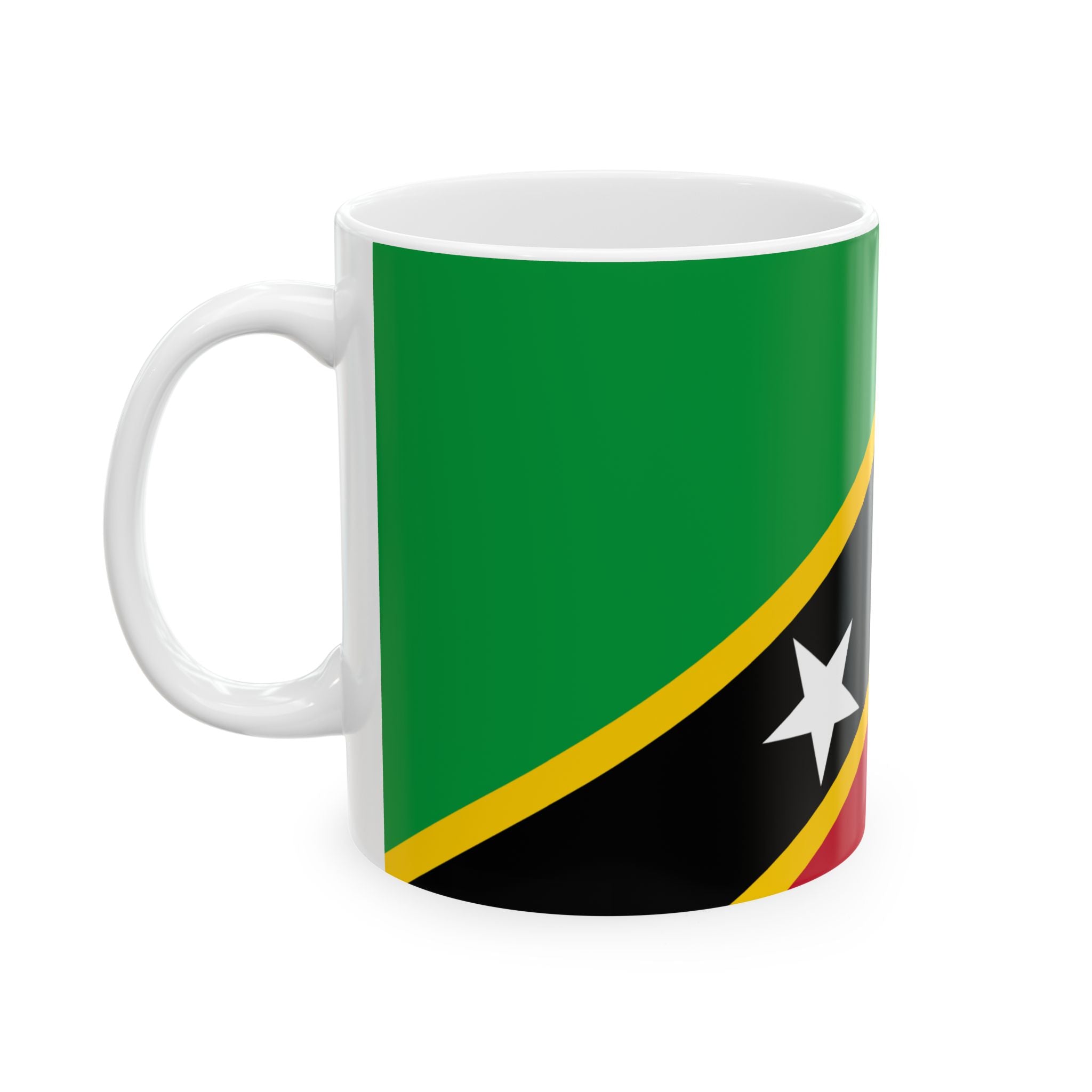 Saint Kitts and Nevis Flag Mug | Patriotic Coffee Cup | Gift for Expats, Saint Kitts and Nevis Heritage & Travelers