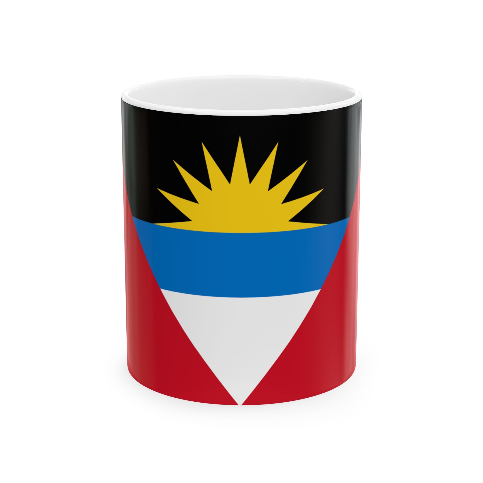 Antigua and Barbuda Flag Mug | Patriotic Coffee Cup | Gift for Expats, Antigua and Barbuda Heritage & Travelers