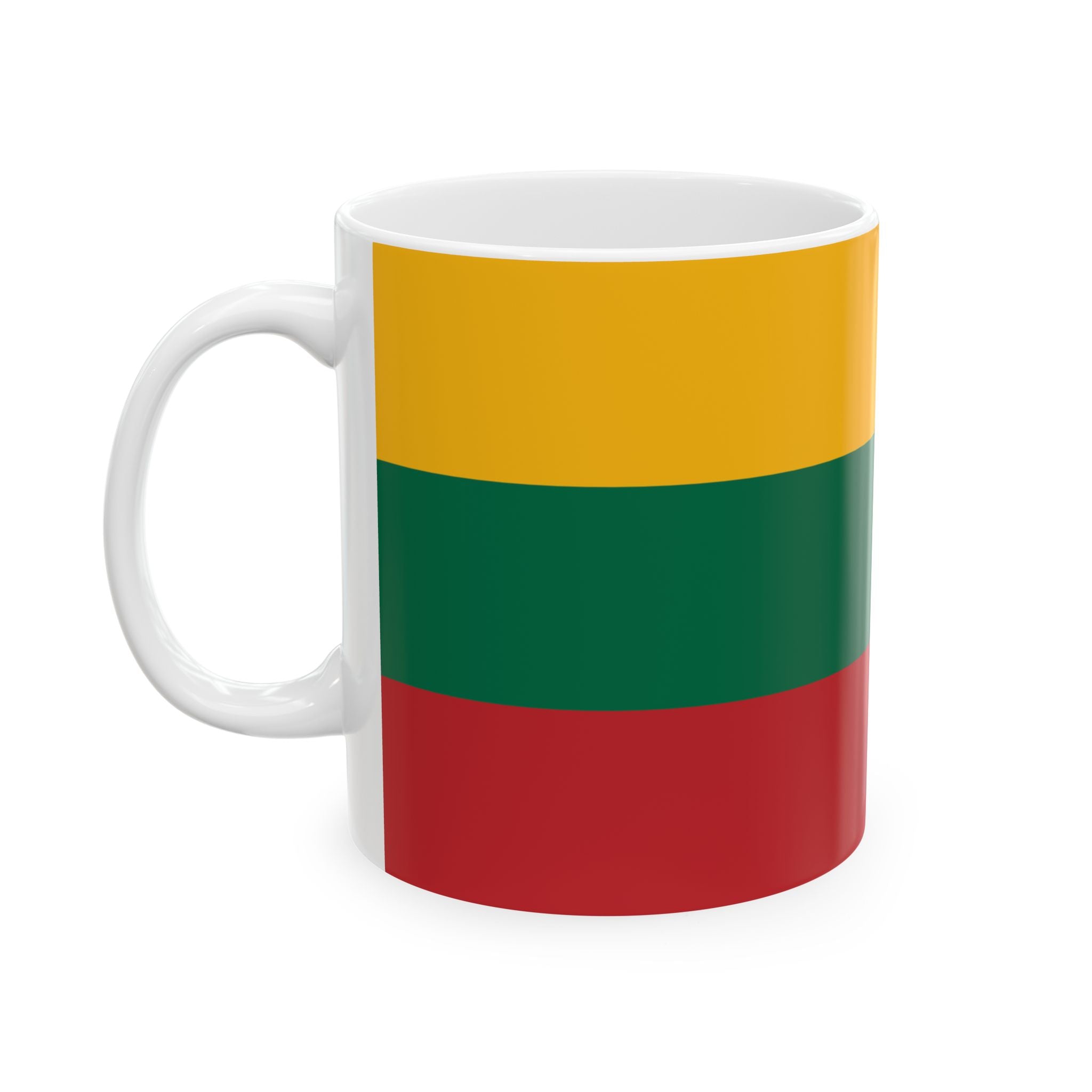 Lithuania Flag Mug | Patriotic Coffee Cup | Gift for Expats, Lithuania Heritage & Travelers
