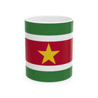 Suriname Flag Mug | Patriotic Coffee Cup | Gift for Expats, Suriname Heritage & Travelers