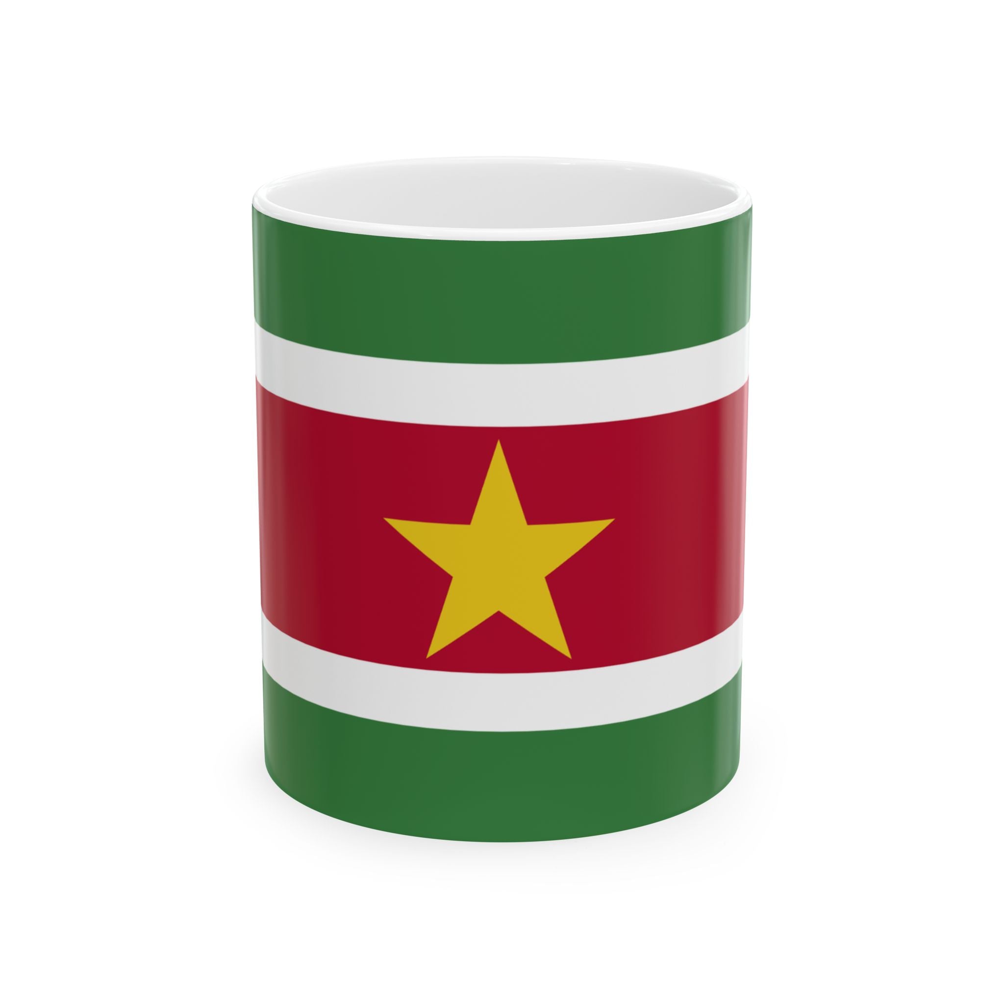 Suriname Flag Mug | Patriotic Coffee Cup | Gift for Expats, Suriname Heritage & Travelers