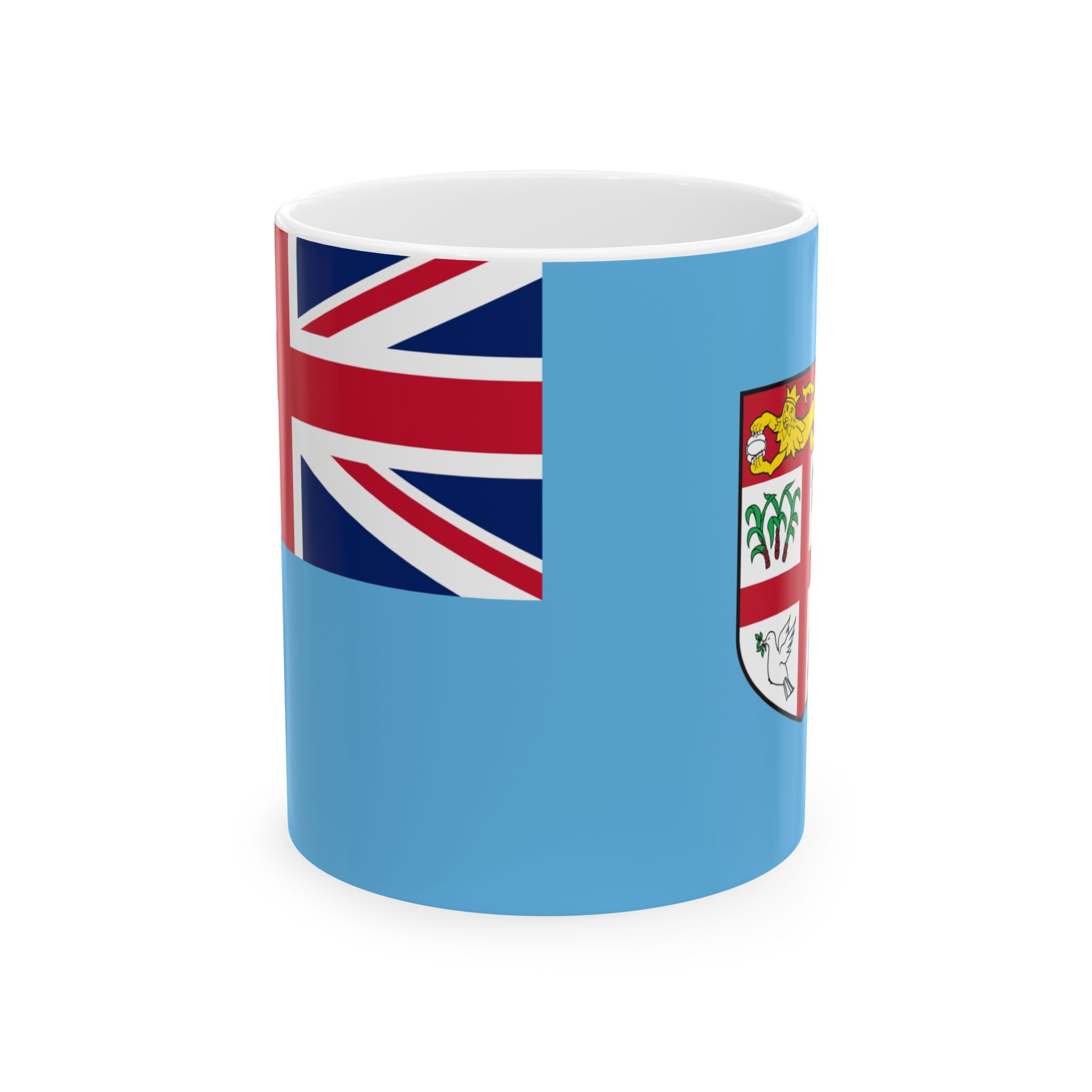Fiji Flag Mug | Patriotic Coffee Cup | Gift for Expats, Fiji Heritage & Travelers