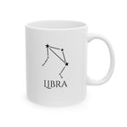 Libra Zodiac Mug | Astrology Coffee Mug | Horoscope Gift | Ceramic Zodiac Cup | Birthday Gift