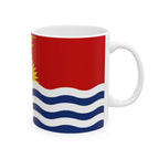Kiribati Flag Mug | Patriotic Coffee Cup | Gift for Expats, Kiribati Heritage & Travelers