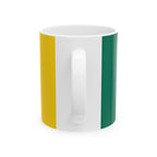 Cameroon Flag Mug | Patriotic Coffee Cup | Gift for Expats, Cameroon Heritage & Travelers