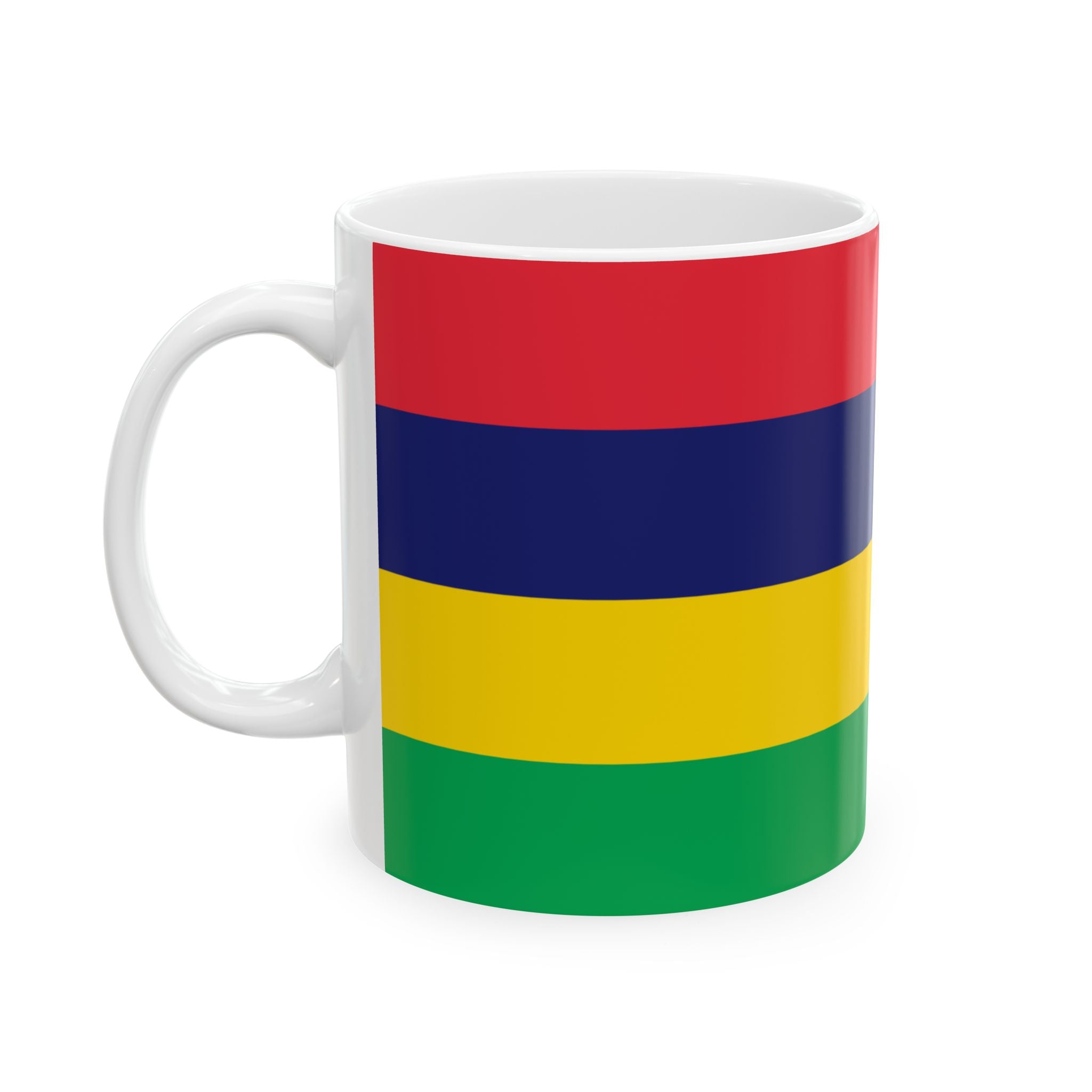 Mauritius Flag Mug | Patriotic Coffee Cup | Gift for Expats, Mauritius Heritage & Travelers