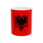 Albania Flag Mug | Patriotic Coffee Cup | Gift for Expats, Albania Heritage & Travelers