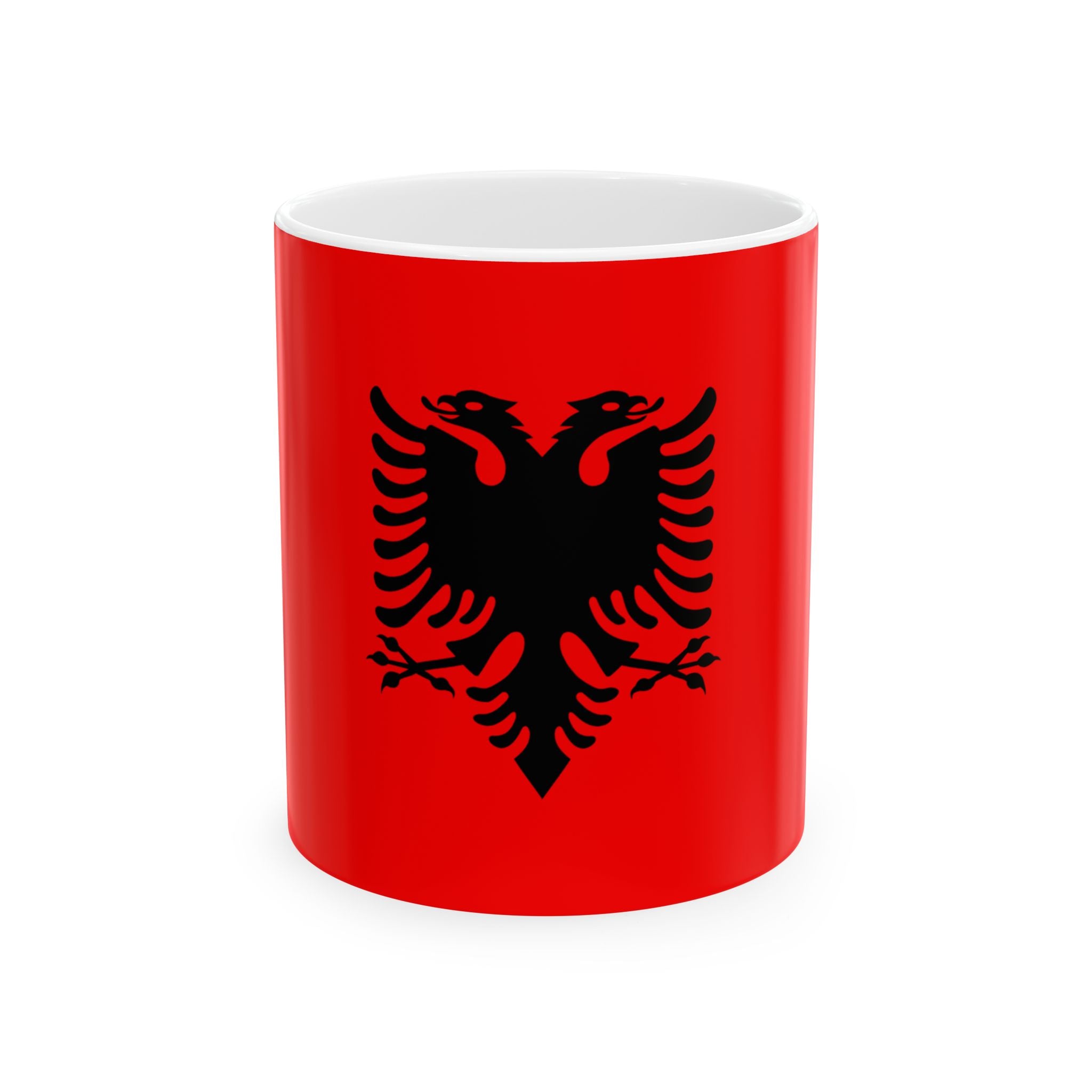 Albania Flag Mug | Patriotic Coffee Cup | Gift for Expats, Albania Heritage & Travelers