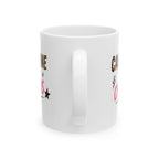 caffeine & chaos Mug | Funny Coffee Mug | Iced Coffee Lover Gift | Cute Coffee Cup | Coffee Addict Mug | Ceramic Mug