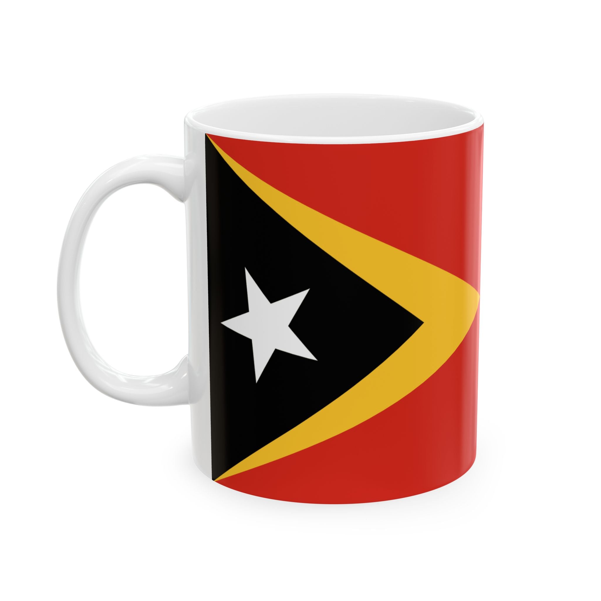 Timor-Leste Flag Mug | Patriotic Coffee Cup | Gift for Expats, Timor-Leste Heritage & Travelers