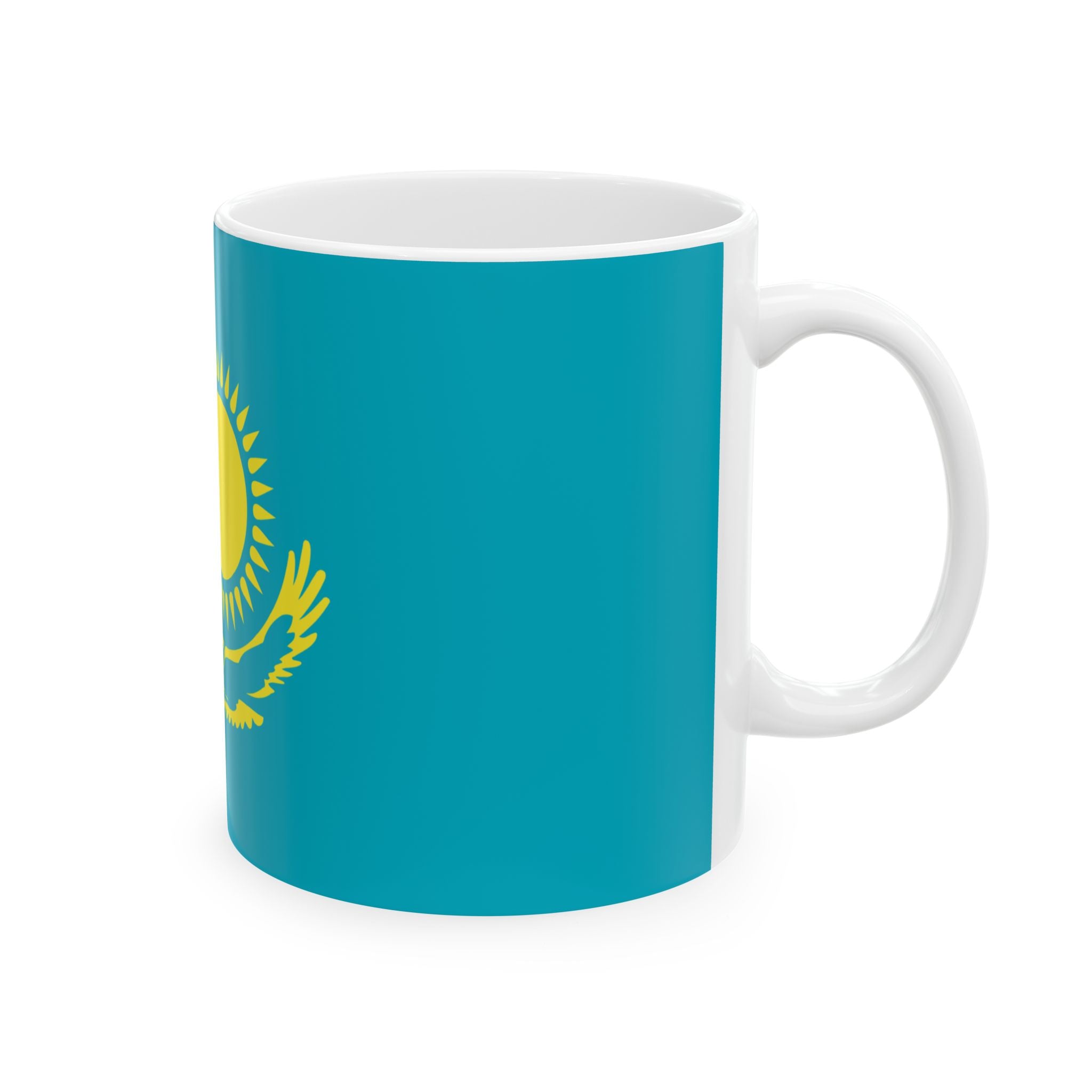 Kazakhstan Flag Mug | Patriotic Coffee Cup | Gift for Expats, Kazakhstan Heritage & Travelers