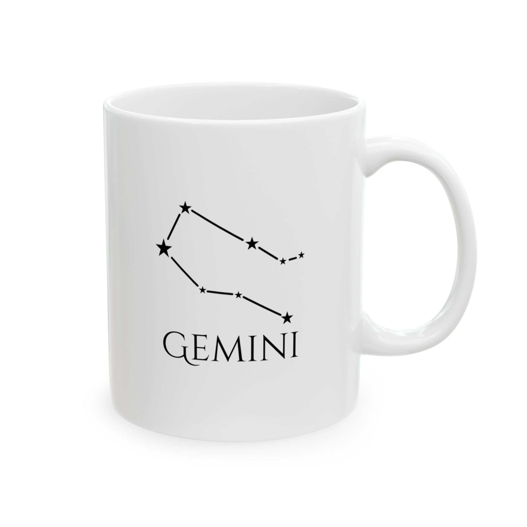 Gemini Zodiac Mug | Astrology Coffee Mug | Horoscope Gift | Ceramic Zodiac Cup | Birthday Gift