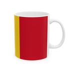 Romania Flag Mug | Patriotic Coffee Cup | Gift for Expats, Romania Heritage & Travelers