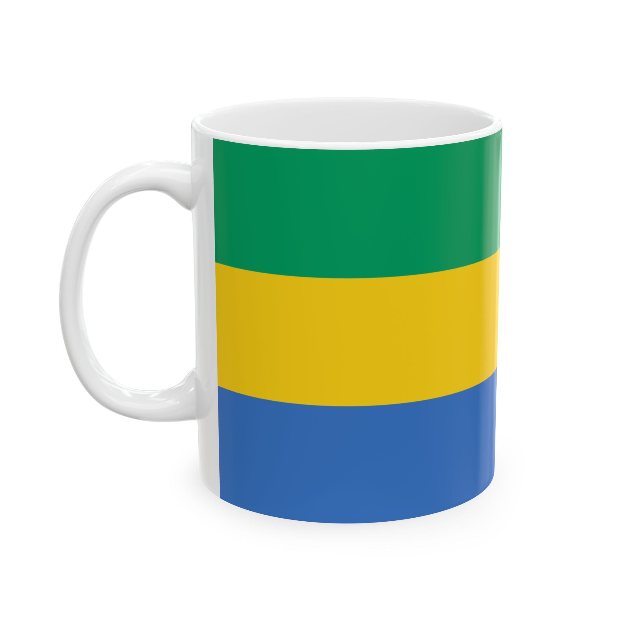 Gabon Flag Mug | Patriotic Coffee Cup | Gift for Expats, Gabon Heritage & Travelers