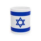 Israel Flag Mug | Patriotic Coffee Cup | Gift for Expats, Israel Heritage & Travelers
