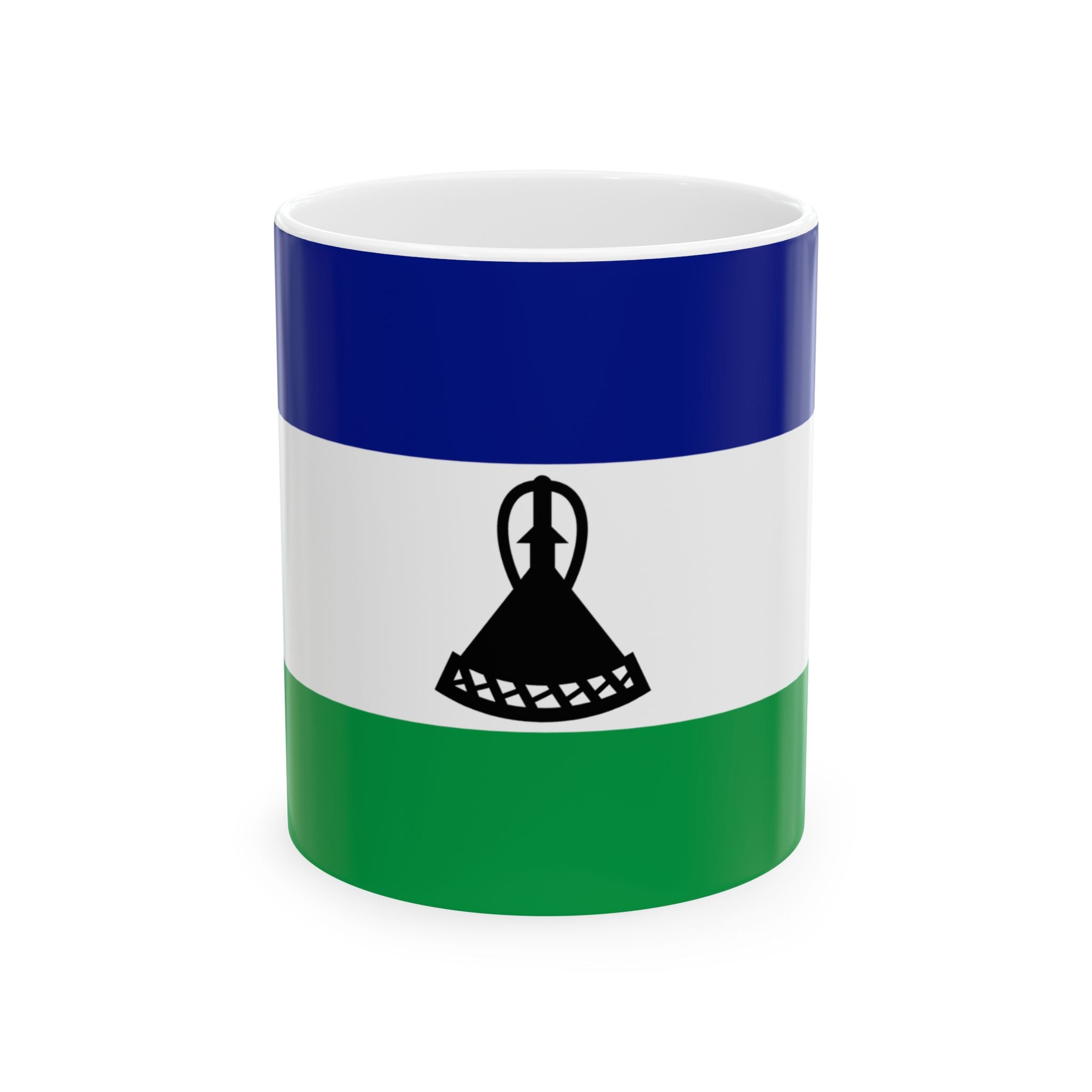 Lesotho Flag Mug | Patriotic Coffee Cup | Gift for Expats, Lesotho Heritage & Travelers