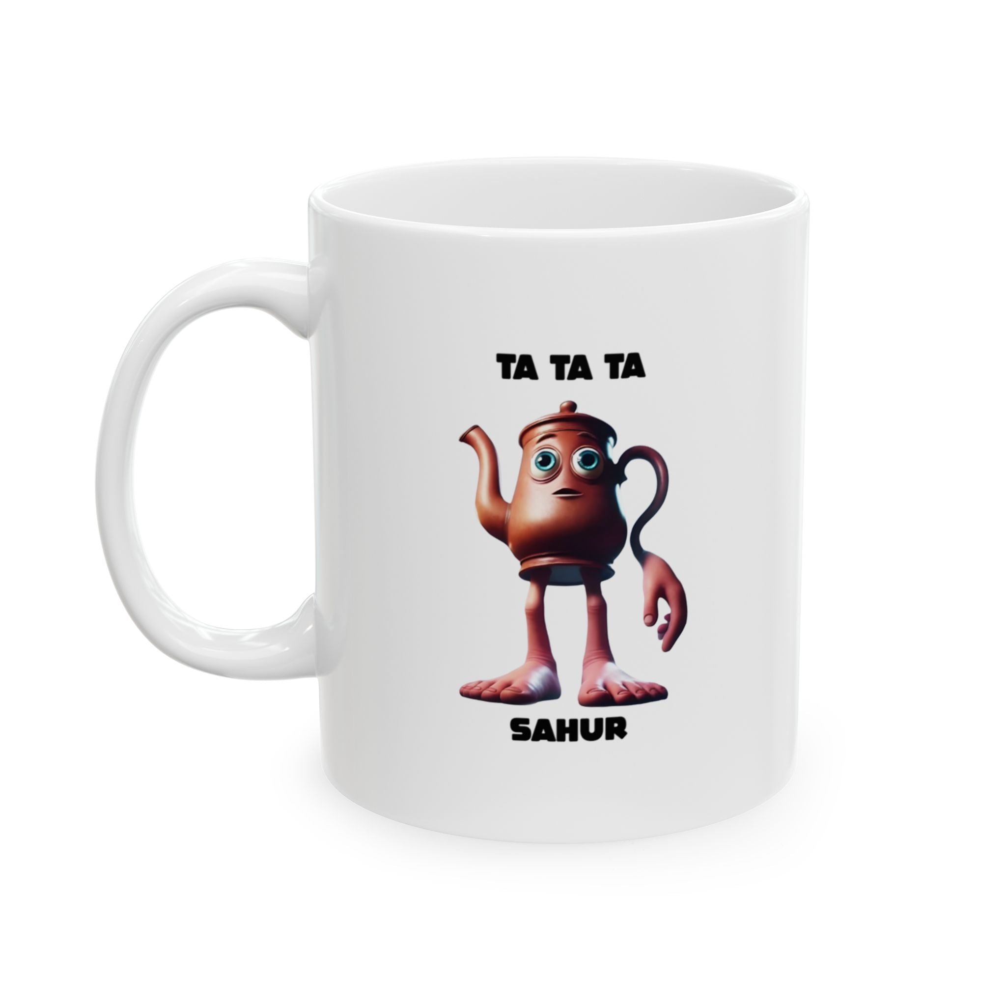 Ta Ta Ta Sahur Mug | Italian Brainrot Mug | Funny Meme Coffee Mug | Viral TikTok Gift | Ceramic Coffee Cup