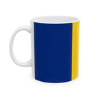 Romania Flag Mug | Patriotic Coffee Cup | Gift for Expats, Romania Heritage & Travelers