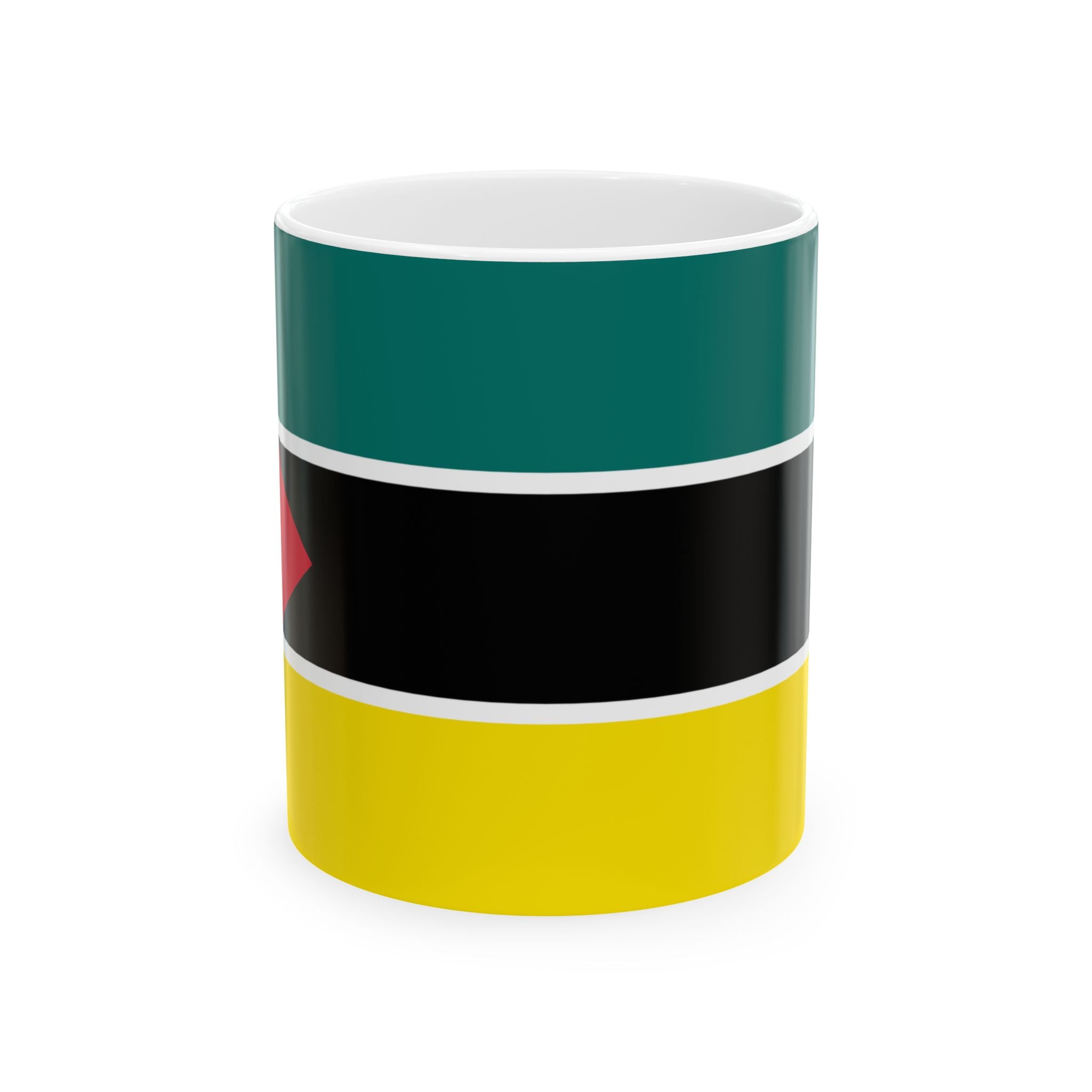 Mozambique Flag Mug | Patriotic Coffee Cup | Gift for Expats, Mozambique Heritage & Travelers